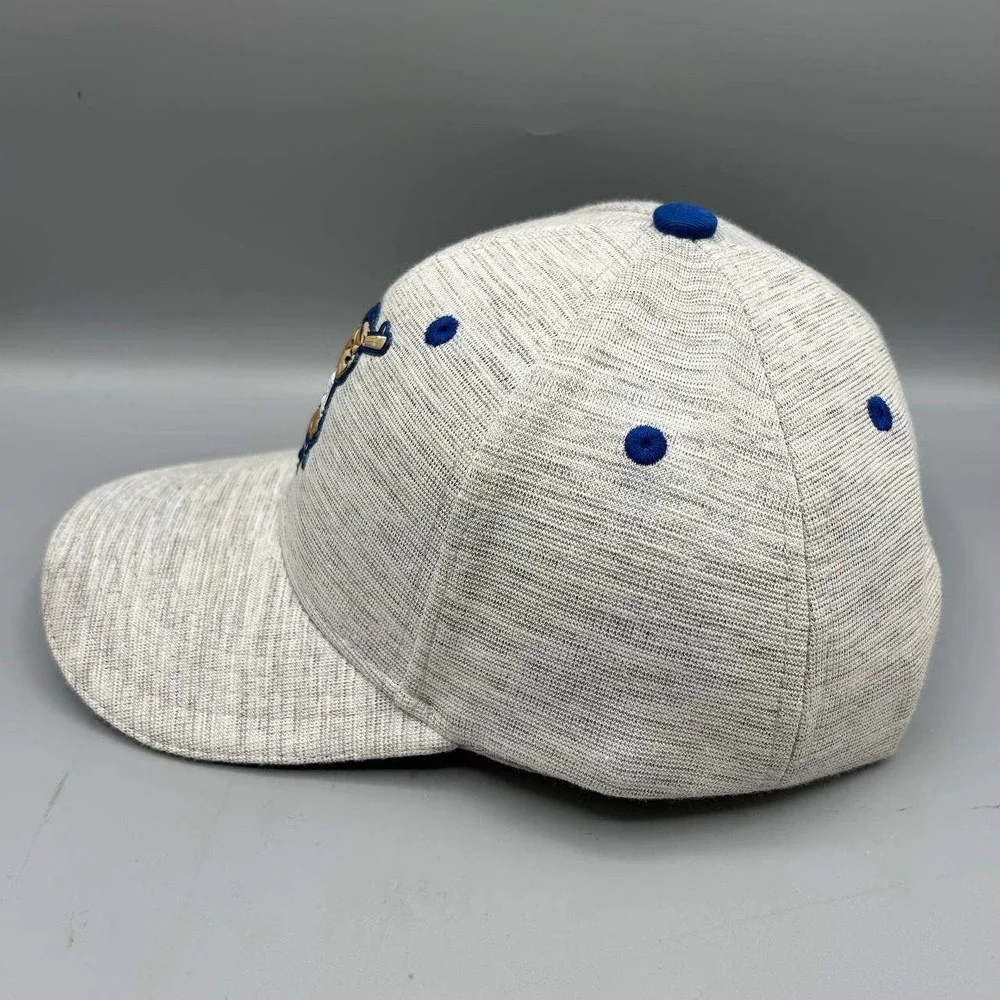Chicago Cubs Hat‎ Youth Gray Blue Melonwear Snap Back Cap Cotton